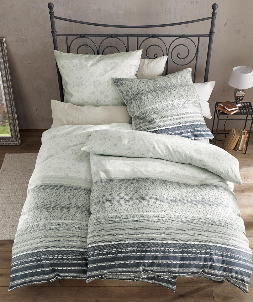 "Modern Life" Fleuresse 3820 Mako-Satin Bettwäsche Einzelbett